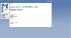 Desktop Screenshot of montage-ebert.de