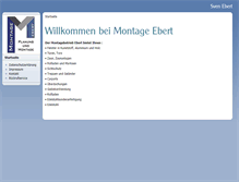 Tablet Screenshot of montage-ebert.de